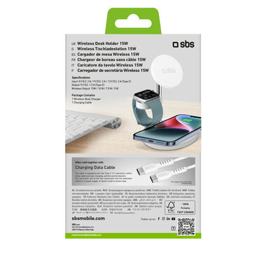 Kabelloses 3-in-1-Ladegerät magnetisch für Apple und Samsung | SBS