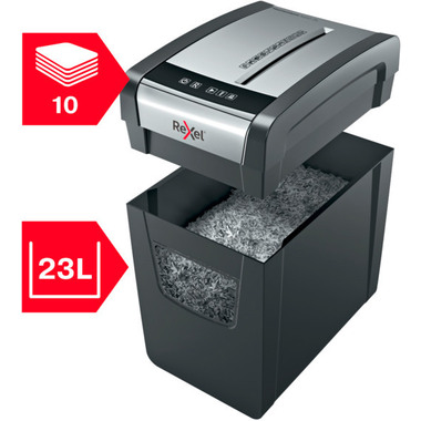 REXEL Aktenvernichter Momentum 2104573EU X410-SL, P-4, 23lt