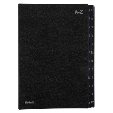 BIELLA Pultmappe A4 32342400U schwarz A-Z