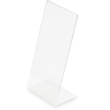 MAGNETOPLAN Tischaufsteller Acryl DIN lang 43101 schräg, hoch