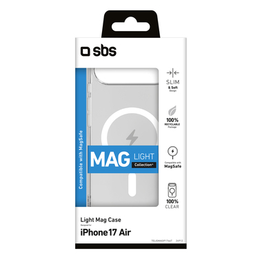 Transparente schlanke Hülle für iPhone 17 Air | SBS