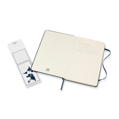 MOLESKINE Taccuino Medium HC 18,2x11,8cm 626666 rigato, saphire, 208 pagine