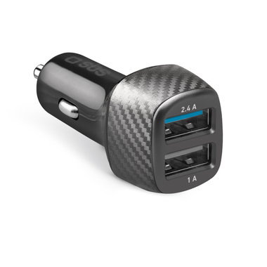 Chargeur de voiture avec 2 ports USB | SBS