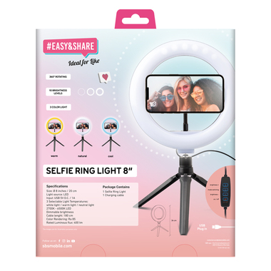 Anello LED con treppiede