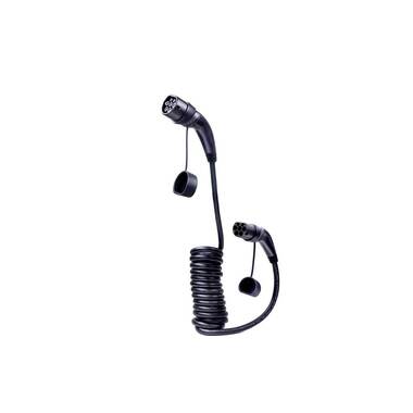 ANS Câble de chargement Type 2 32 A en spirale 5 m