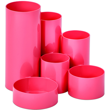 MAUL Porte-crayons MAULtubo 1.28 6 tubes, touch of rose