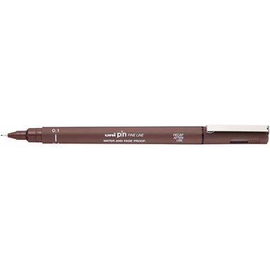 UNI-BALL Fineliner Pin 0.1mm PIN01-200(S) Sepia sepia