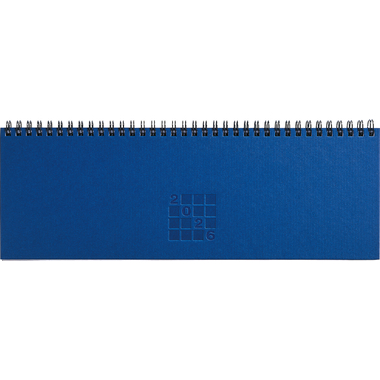 SIMPLEX Pultkalender Linea 2026 83582B5.26 1W/2S blau ML 30.7x10.5cm
