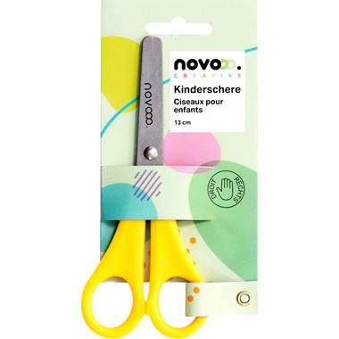 NOVOOO Kinderschere 13cm E-120591 MTH für Rechtshänder assortiert