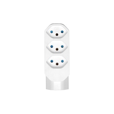 STEFFEN Manta Mehrfachadapter 4xT13 (1x unten) drehbar 4