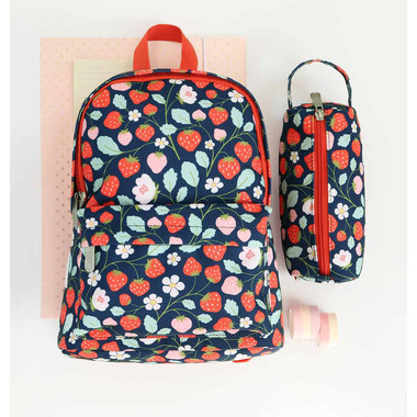 ALLC Kleiner Rucksack Erdbeeren BPSTBU71 23.5x30x10cm