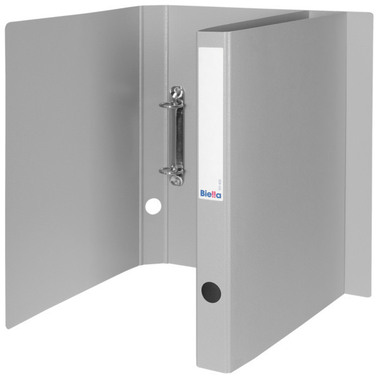 BIELLA Quaderni ad anelli Viria 3.1cm 15140325U grigio 2-anelli A4
