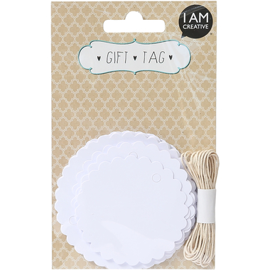 I AM CREATIVE Geschenkanhänger 4088.54 Kreis, 20 Stück