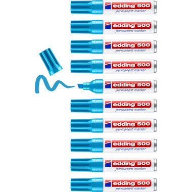 EDDING Permanent Marker 500 2-7mm 500-10 hellblau
