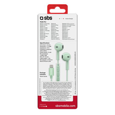 Écouteurs semi in-ear avec câble Lightning