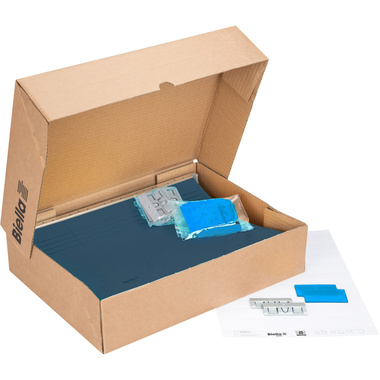 BIELLA Set cartelle sosp. 32x25 A4 27125505U blu 32x25cm 25 pcs.