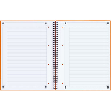 OXFORD Spiralheft International A4+ 100104036 orange, liniert 80 Blatt
