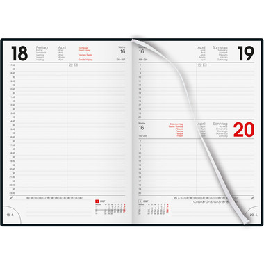 BIELLA Agenda Budget 2027 809801020027U 1G/1P nero ML 14.5x20.5cm