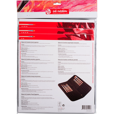 TALENS Öl- und Acrylpinselset 9099230M mit Organizer 10 Stück