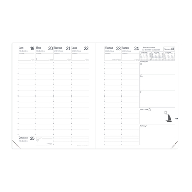 QUO-VADIS Ersatzinhalt Pre777 2027 016007Q 1W/2S Impala/Club FR 21x27cm