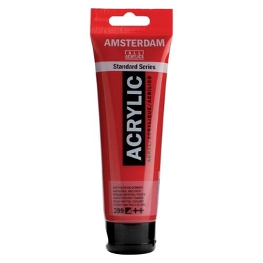 AMSTERDAM Acrylfarbe 120ml 17093992 napht.rot dk. 399