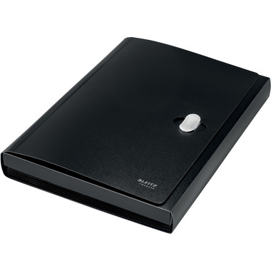 LEITZ Dossier project Reycle A4 4624-00-95 noir, PP 5 comp.