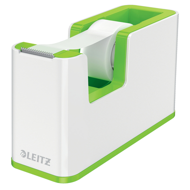 LEITZ Klebebandabroller WOW 19mmx33m 53641054 weiss/grün