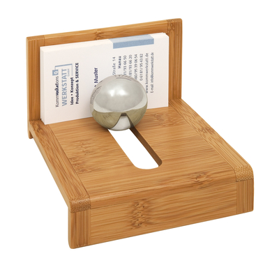WEDO Visitenkartenhalter 611407 braun 11.4x10x6.9 cm