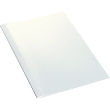 LEITZ Thermobindemappen Standard A4 177163 weiss, 10mm 100 Stück