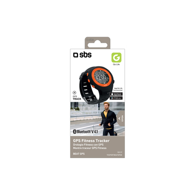 Fitness tracker with GPS to record physical activity