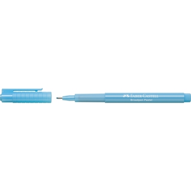 FABER-CASTELL Penna Broadpen 1554 0.8mm 155458 azzurro pastello