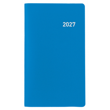 BIELLA Planer Paris 2027 851512050027U 1M/2S blau ML 7.5x12.6cm