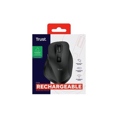 Trust Ergonomische Maus Fyda Rechargeable Schwarz