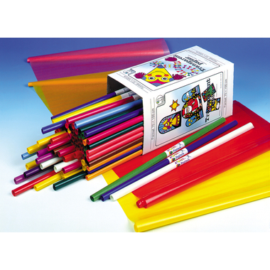 URSUS Papier transparent 70x100cm 2691499 42g,14 couleurs ass. 100 roul.