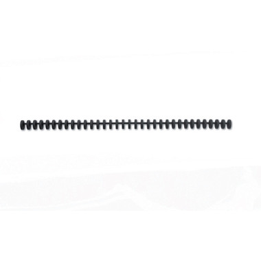 GBC Dorsini rilegafogli 8mm A4 388019E nero, 34 anelli 50 pezzi