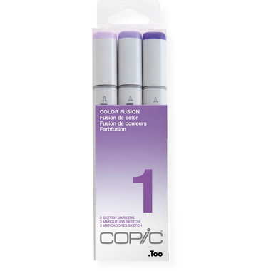 COPIC Marker Sketch 21075651 Set Color Fusion 1, 3 pz.