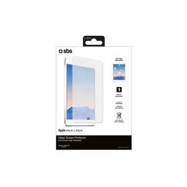 Screen protector glass effect extremely durable for iPad Air, iPad Air 2
