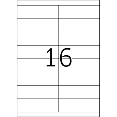 HERMA Etiquettes 4264 4264 105x33.8mm 1600pcs. 100 flls.