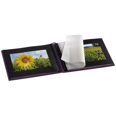 HAMA Spiralalbum Fine Art 24x17cm 94881 lila 25 Blatt