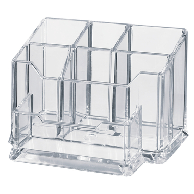 DUFCO Stifteköcher Optima Acryl 62780440 6 Fächer 15.4x10.5x10cm tran.