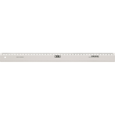 M+R Lineal,schmal 40cm 711400000 geprägte Skala Kunststoff