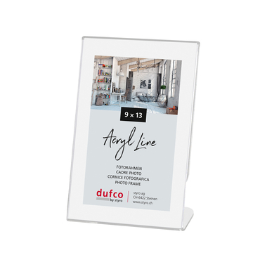 DUFCO Acryl-Bilderrahmen 9x13cm 1420.60291 hoch