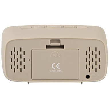 KARLSSON Réveil numérique Mirror ovale Gris