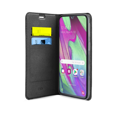 Bookcase mit Kartenfächern für das Samsung Galaxy A40