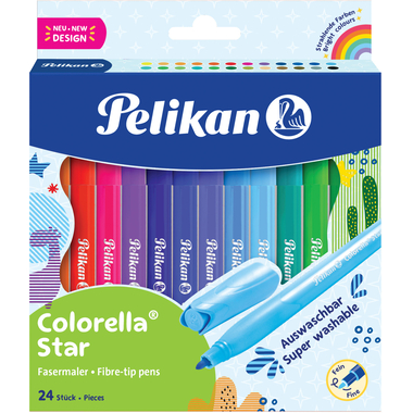 PELIKAN Filzstifte Colorella 7814515 star, 24er Kartonetui