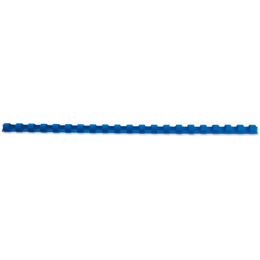 GBC Baguettes de reliure 10mm A4 4028235 bleu, 21 anneaux 100 pcs.