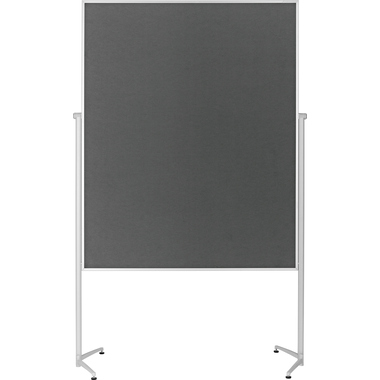 MAGNETOPLAN Design-Moderatorentafel Evo+ 1151101 Filz, grau 1200x1500mm