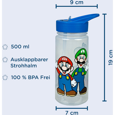 SCOOLI Gourde Aero 500ml SUND9913 Super Mario