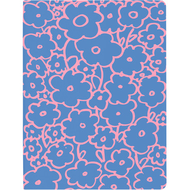 NUUNA Notizbuch Graphic L 55768 FLOWER POWER 256 Seiten