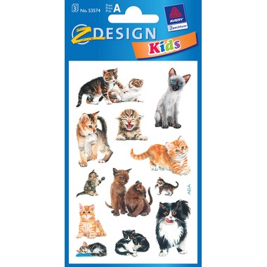 Z-DESIGN Sticker Kids 53574 Motivo 3 pezzi